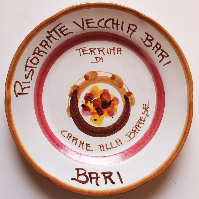 Vintage Buon Ricordo Italian Restaurant Dishes Set of 10