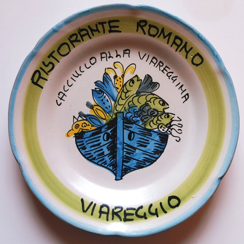 Vintage Buon Ricordo Italian Restaurant Dishes Set of 10