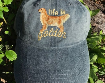 golden retriever scrub cap