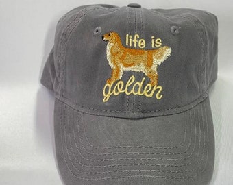 golden retriever dad hat