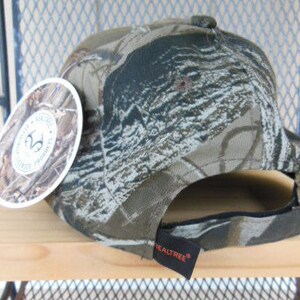 Camouflage Hat, Camo Ball Cap, Submarine, Dolphins, Naval Command Hat, RealTree Hardwoods, Adjustable Back image 4