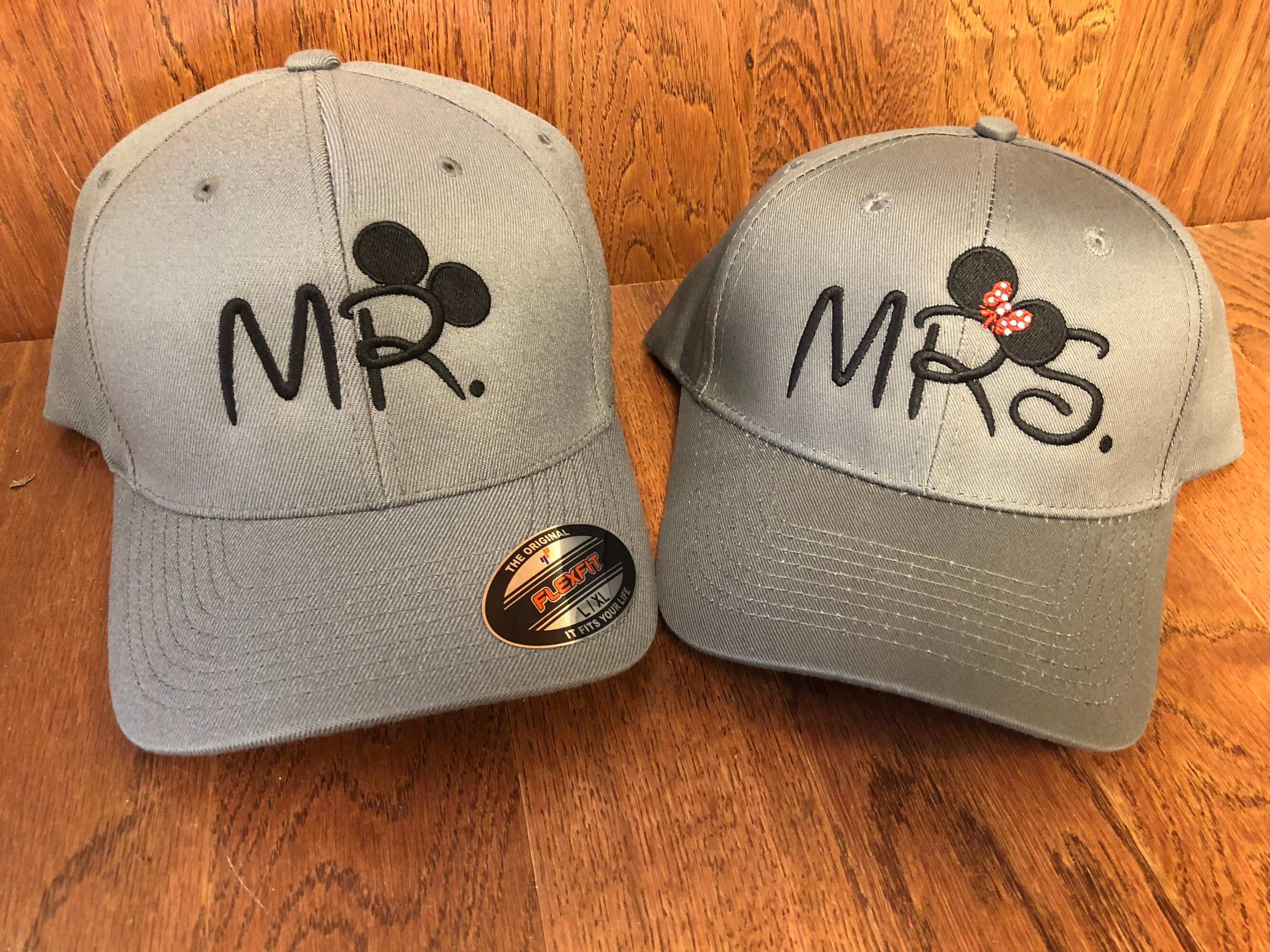 Mr and mrs disney hats Clearance