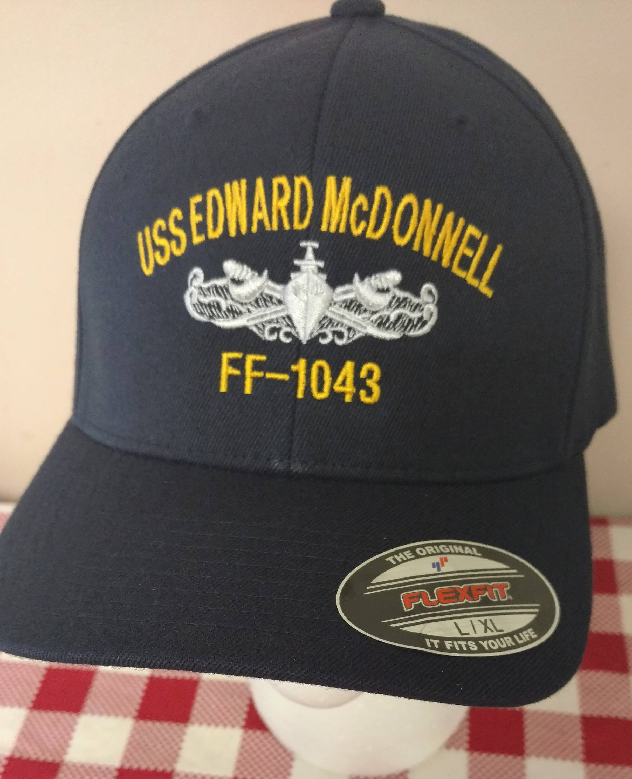 thumbnail image 2 of USS Chicago CG-11 US Navy Ship Official Military Ball Cap - Eagle Crest, USA Made 2 of 6