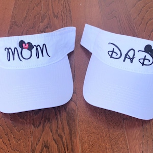 Dad Visor, Theme Park Ears hat, Mouse Ears, Theme Park Vacation,