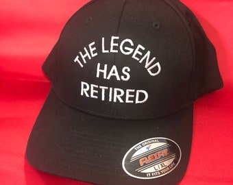 Retired Legend Hat, Legendary Father’s Day hat, Retired Boss Gift, Retired Veteran