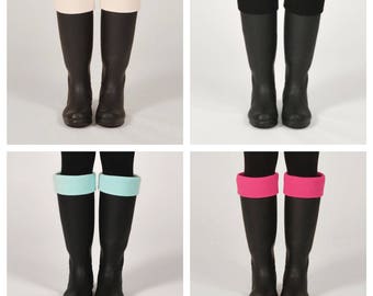 Boot Socks,  New Englander, Fleece Socks, Rain boot socks, Christmas Gift, Wellington Socks