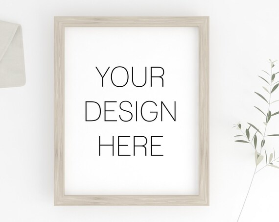 Styled Frame Mockup Frame Mockup Styled Stock Photography Rustic