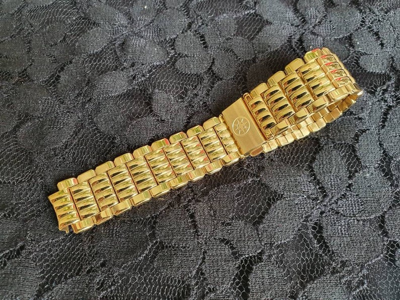 Watch Strap Fancy NOS Width 20 Mm Brand SEIKO Gold Plated Base - Etsy