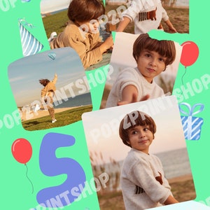 Faire-part d'anniversaire imprimable personnalisé chien bleu laissez-passer le colis bambin kid girl keepy uppy Boy Bingo Bluey téléchargement numérique inviter