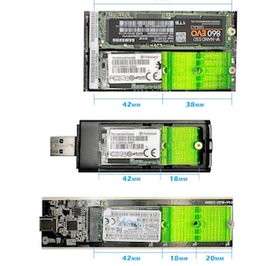 M2 SSD NVMe M.2 Length Extension Bracket Carte adaptateur