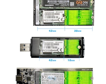 M2 SSD NVMe M.2 Length Extension Bracket Adapter Card