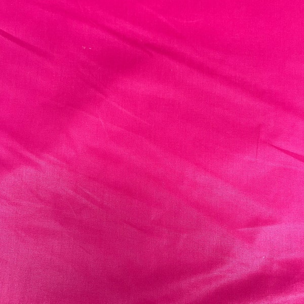 Hot Pink Polished Cotton-Solid Hot Pink-Cotton Hot Pink Fabric