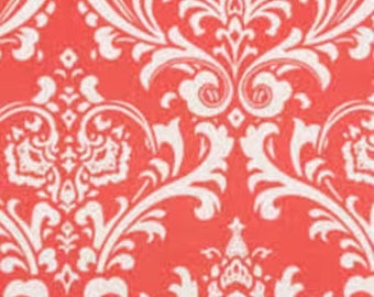 Traditions Coarl-Damask Coral-Coral Fabric