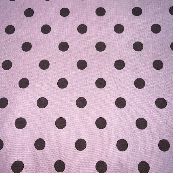 Polka Pink Chocolate-Polka Dot Pink-Dot Pink-Pink Chocolate Dot-Pink and Brown Fabric-Pink and Brown Dot-Dot Fabric