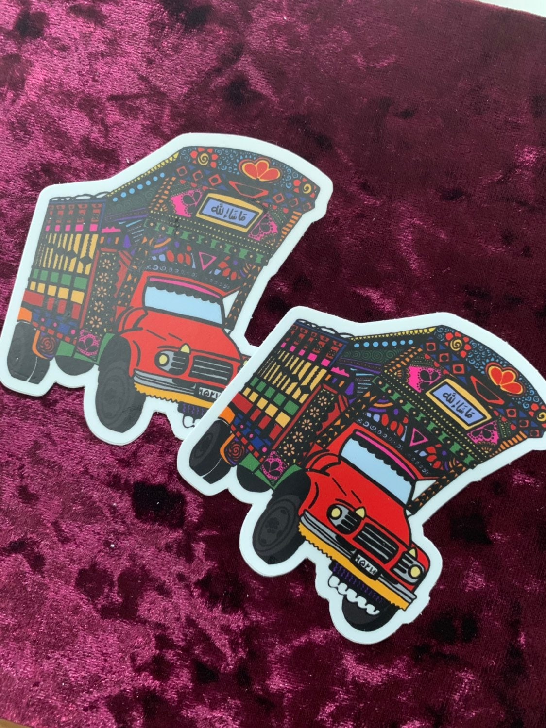 Truck Art Stickers/pakistani Decor/ Pakistani Truck Art Etsy UK