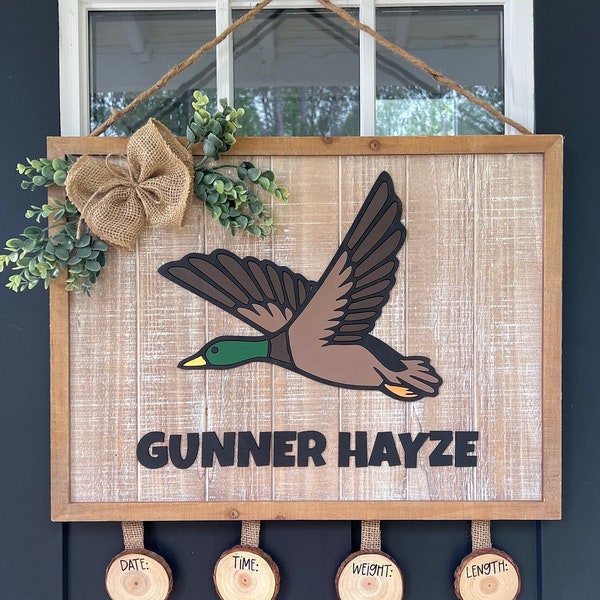 Mallard Duck Door Hanger Etsy