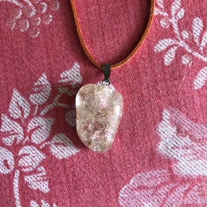 Rock crystal pendant - Pen04