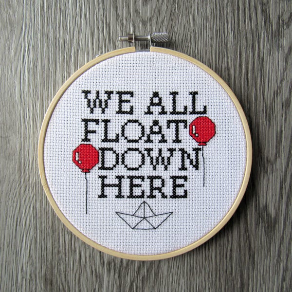 PATTERN: We All Float Down Here Instant Download