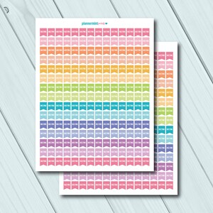 Meeting Planner Stickers - Printable Flag Stickers - Erin Condren ...