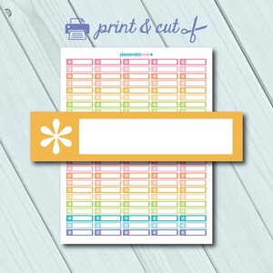 Adesivi pianificatore stampabile Asterisk - Etichetta tracker - Etichetta adesiva - Adesivi stampabili - Erin Condren - Happy Planner - Importante - Stella