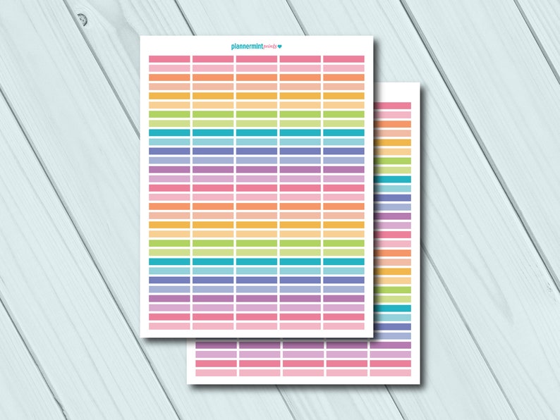 Header Planner Stickers - Blank Headers - Printable Stickers - Erin ...