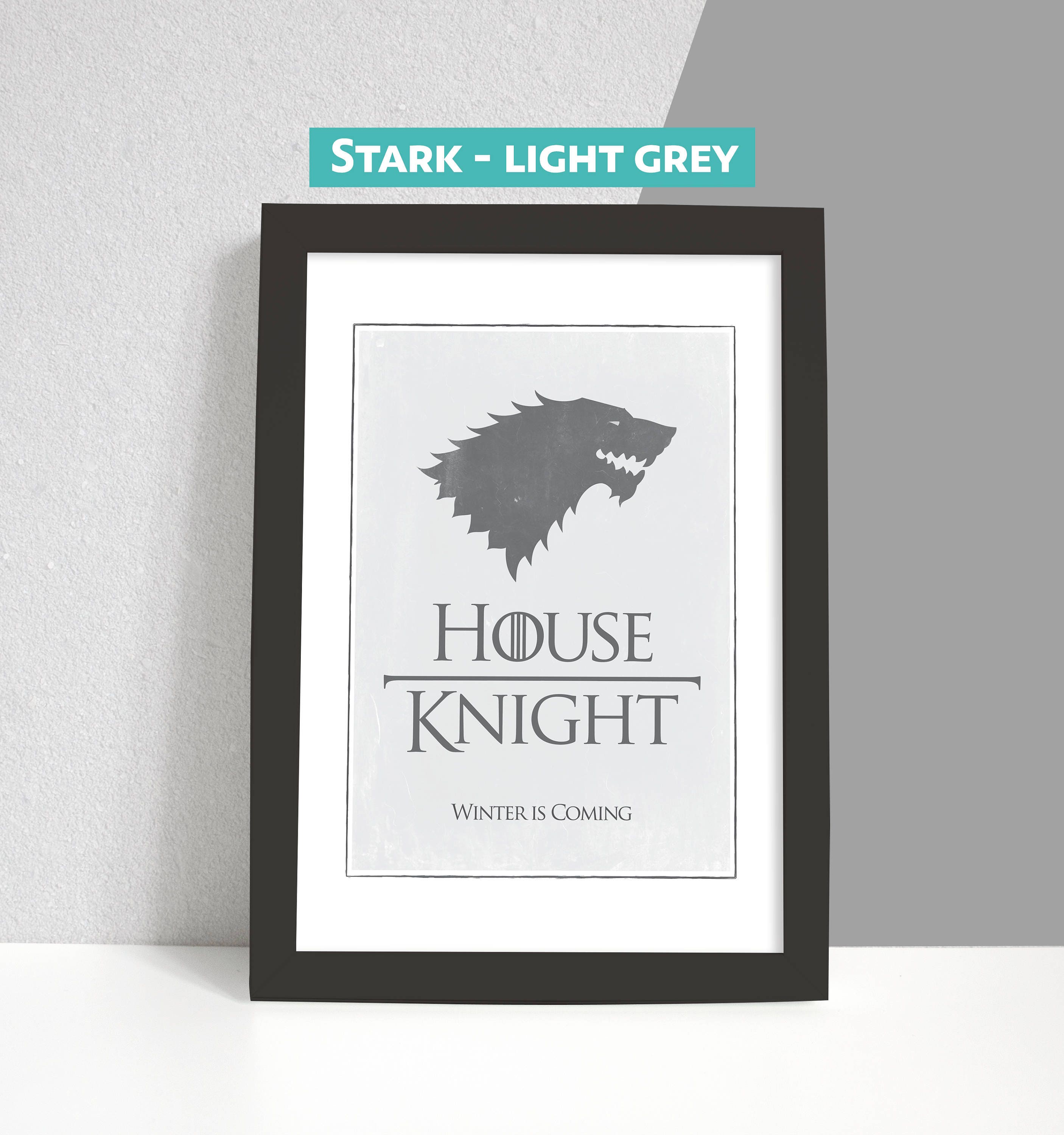 Personalised Game of Thrones Family House Print Gift - Etsy