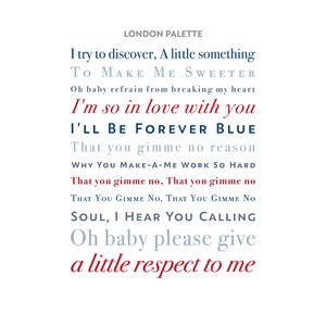 A Little Respect by Erasure/Wheatus Unframed Song Lyrics Poster Print Gift London
