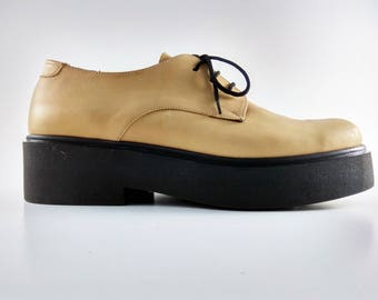 Items Similar To Granny Shoes Leather Oxfords Vintage Granny Shoe