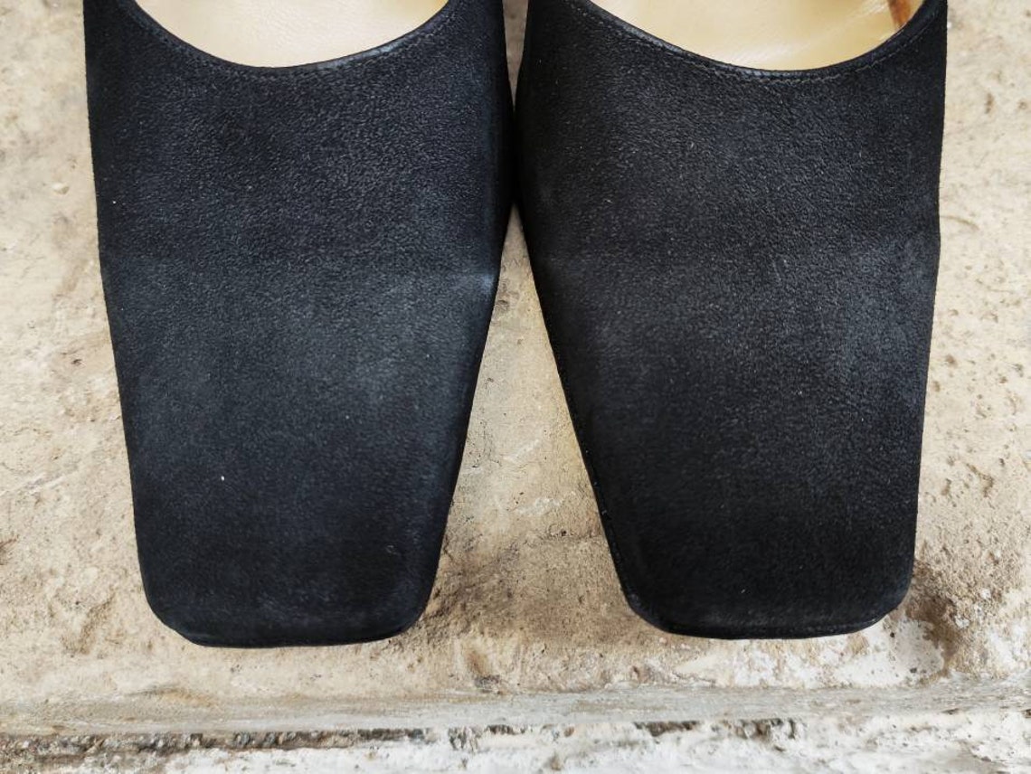 square toe heels 90s
