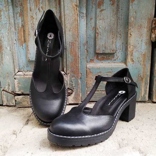 platform t bar shoes