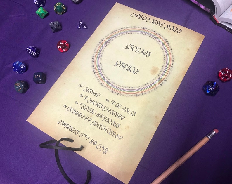 5e Prismatic Wall Spell Scroll Prop | Etsy