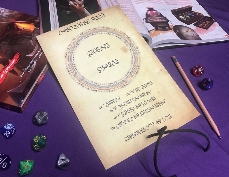 5e Prismatic Wall Spell Scroll Prop | Etsy