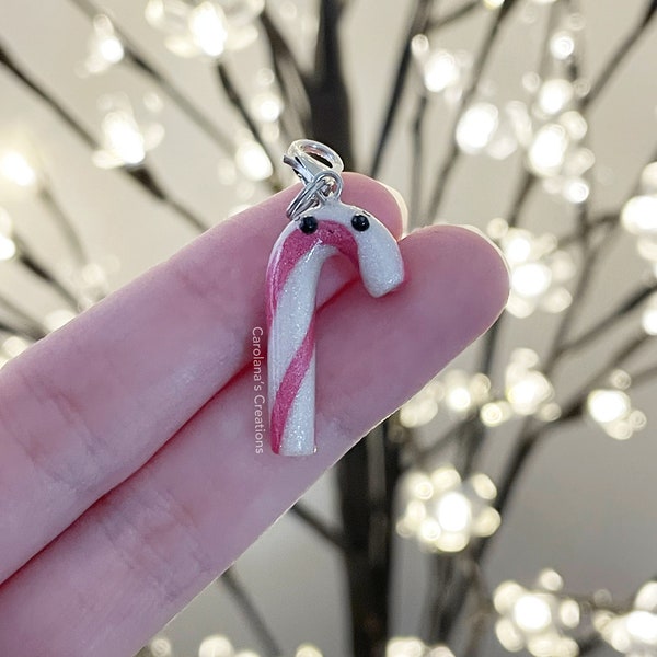 Candy Cane Charms ~ Polymer Clay Charms