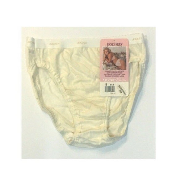 NWT Size 5 Vtg Vintage Jockey Silks French Cut Bikini Panties Nylon/cotton  High Leg -  Canada