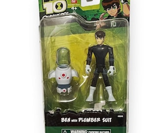 Vtg Ben 10 With Plumber Suit Omniverse Action Figure 3.5" 2010 Bandai New
