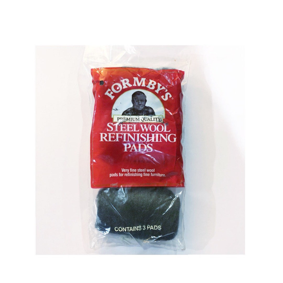 Formbys Steel Wool Refinishing Pads Premium Fine Gauge Delicate Low Oil