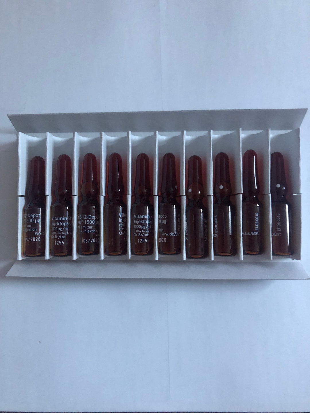 10 X Hydroxocobalamin B12 Ampule Long Life Quick Delivery Etsy