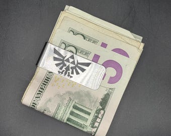 Engraved Nerdy Money Clip | Minimalist Wallet Clip | Gamer & Geek Gift