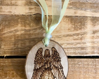 Angel Wings Car Air Freshener | Wings | Eco Friendly and Reusable | Alter Decor | Heaven | Clear Quartz Crystal | Essential Oils