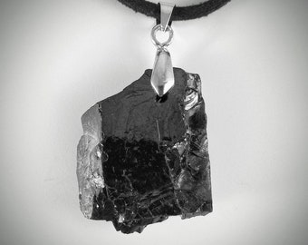 Elite Shungite Minimalist Crystal Pendant Necklace