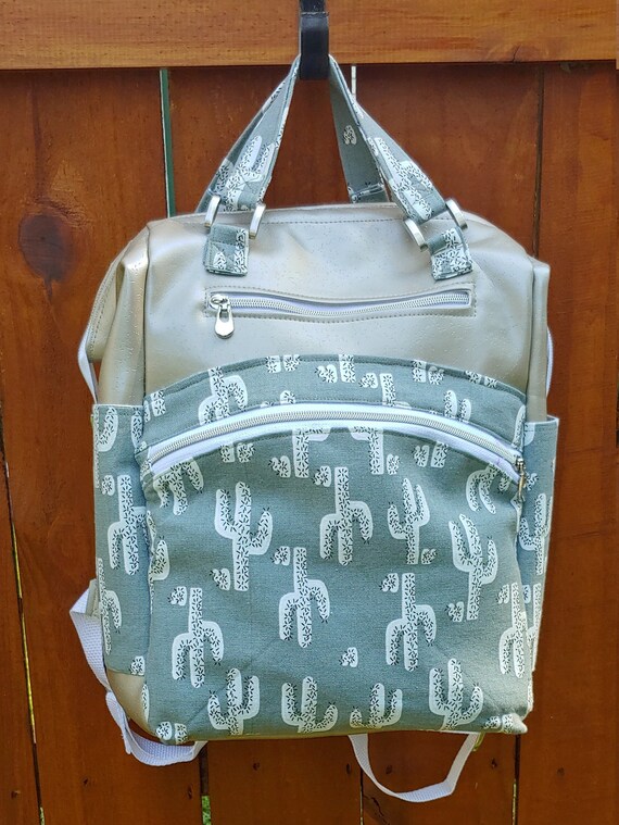 vinyl diaper bag