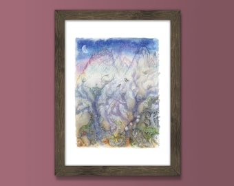 Verwarde bossen Limited Edition Giclee Print