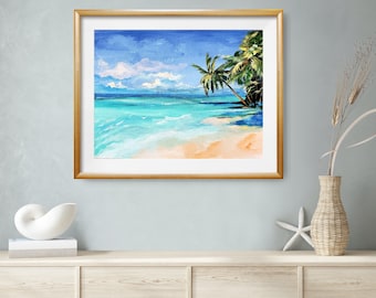 Tranquil Beach | Etsy