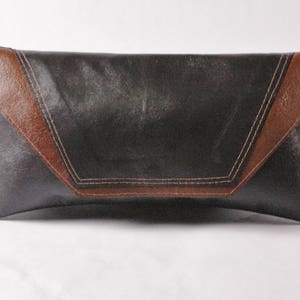 Avianna/Black and Brown Clutch