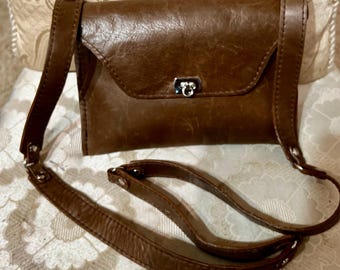 Bolso de hombro SASSY/Marrón.