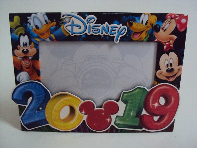 Disney 2019 Photo Picture Frame With Easel Stand Mickey Image 0