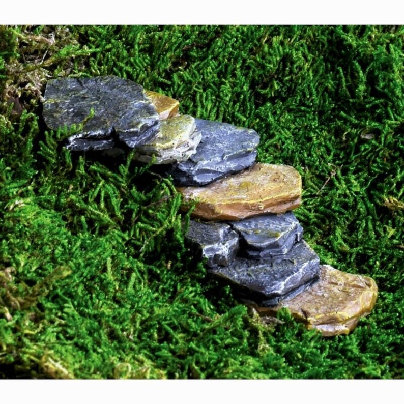 Miniatur-Garten-Fels-Schritte Felsen Treppe Fall Terrarium ...