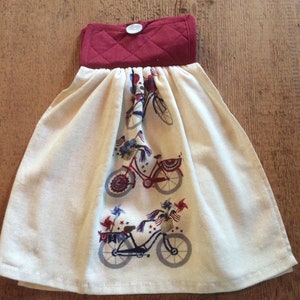 Stove towel, hanging stove towel, kitchen towel