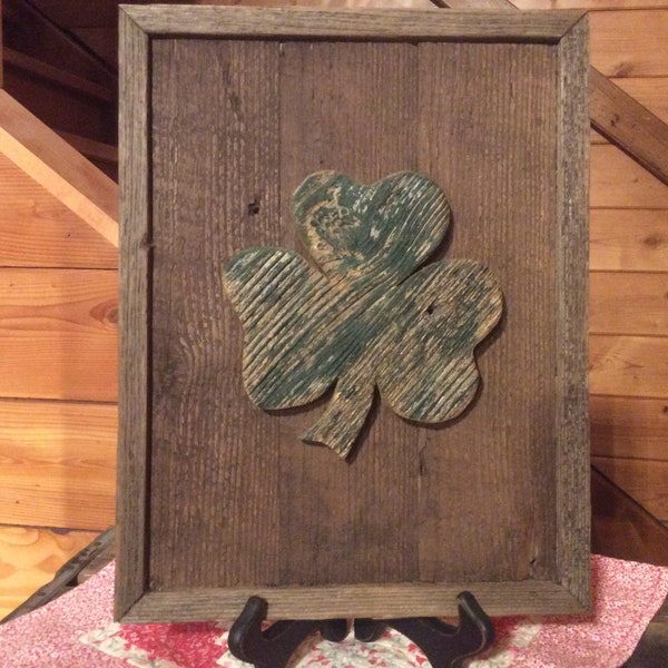 Shamrock barn wood  picture