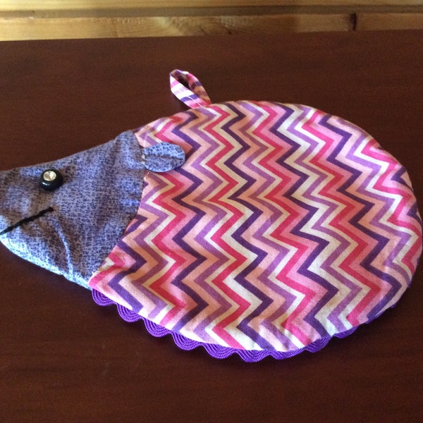 Potholder, hedgehog potholder, hedgehog